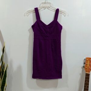 Purple Bodycon Dress